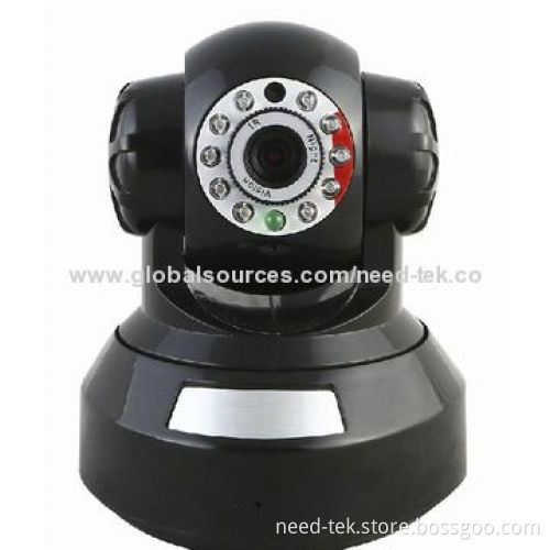 Wireless Smart Home Mini Size Megapixel IP Cameras with Pan Tilt IR SD/Cloud MemoryNew